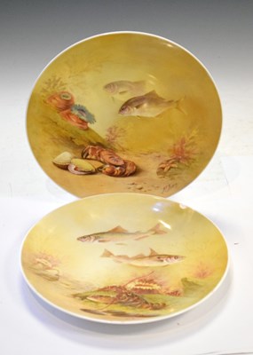 Lot 235 - Pair of Minton cabinet plates
