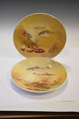 Lot 235 - Pair of Minton cabinet plates