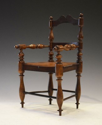 Lot 315a - Miniature bar- back arm chair