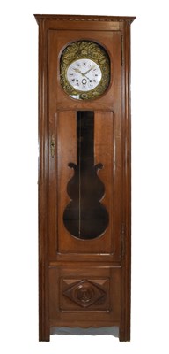 Lot 449 - 19th Century French provincial Comtoise longcase clock