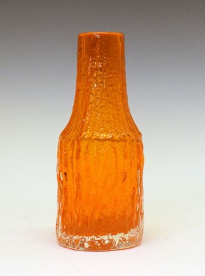 Lot 452 - Whitefriars - 'Bottle' vase in tangerine