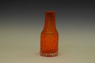 Lot 452 - Whitefriars - 'Bottle' vase in tangerine