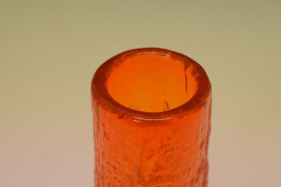 Lot 452 - Whitefriars - 'Bottle' vase in tangerine