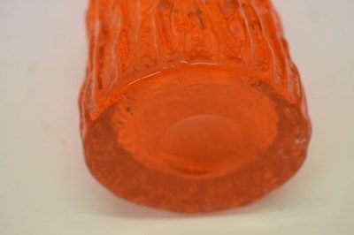 Lot 452 - Whitefriars - 'Bottle' vase in tangerine