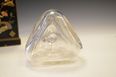 Lot 411 - Sportsman's decanter, hand-engraved English crystal issued by Jesterini & Brooks