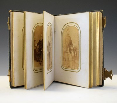 Lot 369 - Victorian cabinet card album