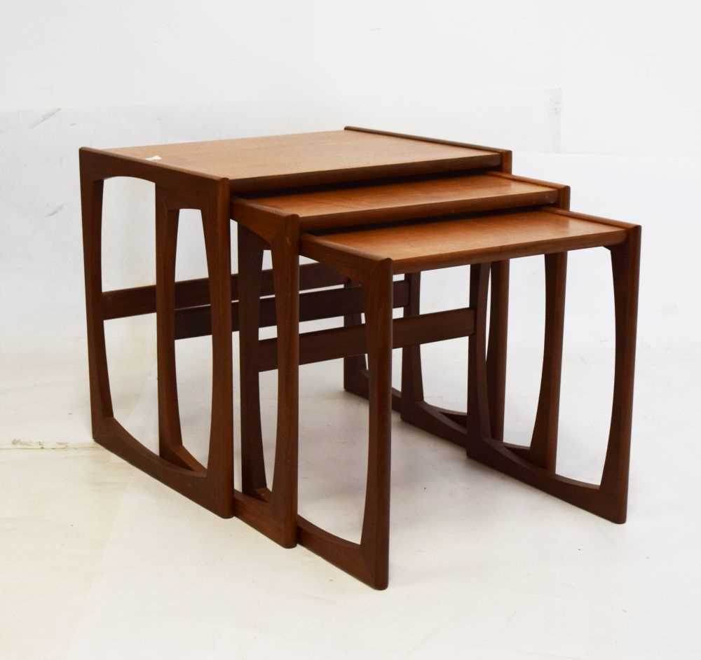 Lot 673 - 1970s G-Plan nest of four tables
