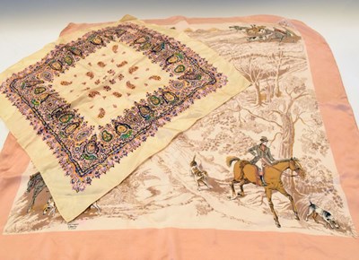 Lot 339 - Liberty of London - Two vintage silk scarves