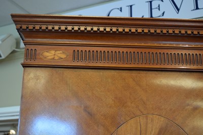 Lot 640 - Matched pair of linen presses