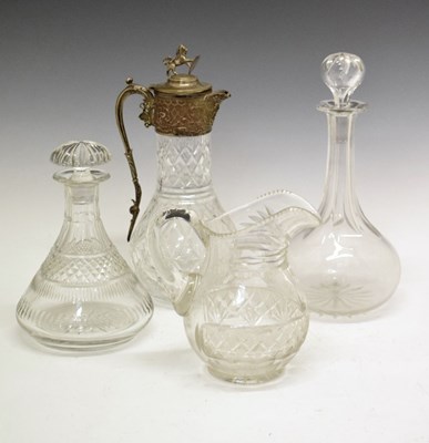 Lot 657 - Collection of 19th Century and later table glass, etc