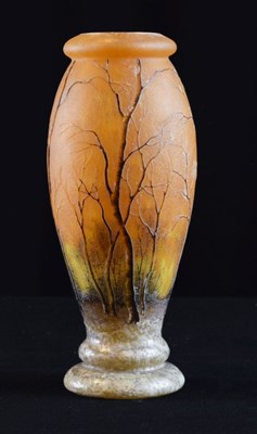 Lot 283 - Daum, Nancy glass vase