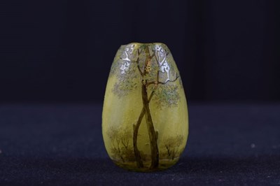 Lot 287 - Daum, Nancy glass miniature vase