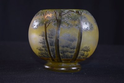 Lot 284 - Daum, Nancy glass vase