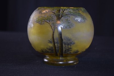 Lot 284 - Daum, Nancy glass vase