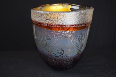 Lot 475 - Studio Glass - Alison McConachie (b.1953) - Glass bowl