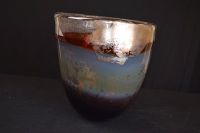 Lot 475 - Studio Glass - Alison McConachie (b.1953) - Glass bowl