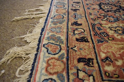 Lot 455 - Large fine quality Kirman wool carpet