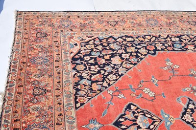 Lot 455 - Large fine quality Kirman wool carpet