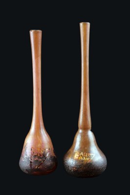 Lot 286 - Daum, Nancy  two slender glass vases