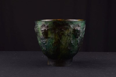 Lot 294 - Francois-Emile Decorchemont, (1880-1971) pate de verre glass vase