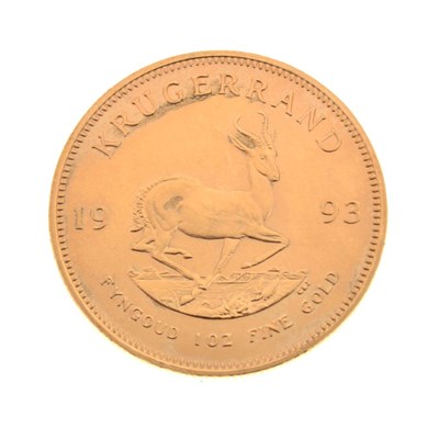Lot 136 - Gold Coins - South African Gold Krugerrand, 1993