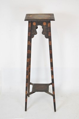 Lot 643 - Painted torchere/ plant stand