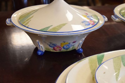 Lot 500 - Quantity of 1930s Fielding's Crown Devon 'Dubarry' dinner ware