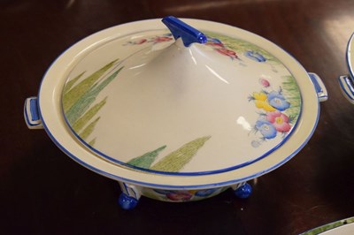 Lot 500 - Quantity of 1930s Fielding's Crown Devon 'Dubarry' dinner ware