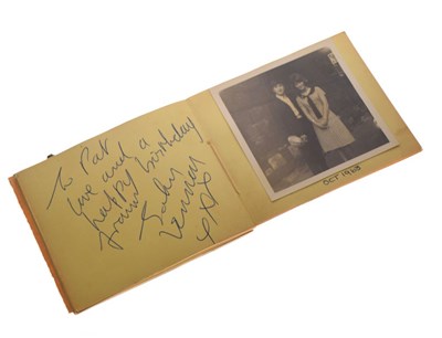 Lot 125 - Small collection of autographs, to include John Lennon (1963) with photograph