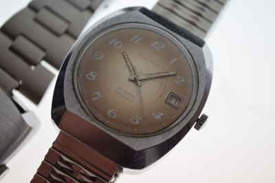 Lot 104 - Saytoko - Gentleman's retro Grand Luxe Super 21 Antimagnetic wristwatch and Sekonda