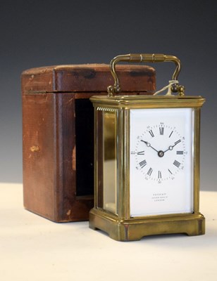 Lot 545 - Late 19th Century carriage clock - Payne & Co