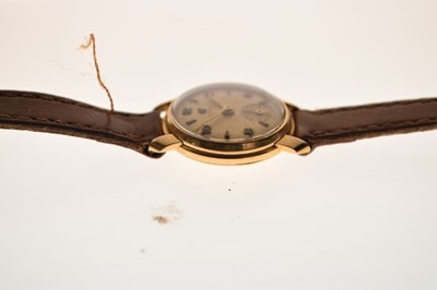Lot 117 - Lady's Cyma yellow metal cased wristwatch