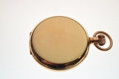 Lot 122 - Gentleman's gold-plated pocket watch