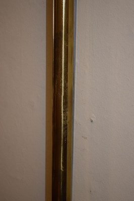 Lot 536 - Reproduction brass gimbal-mounted ships barometer