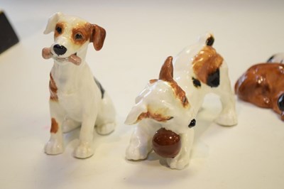 Lot 442 - Four Royal Doulton dog figures