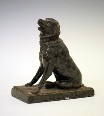 Lot 321 - Grand Tour carved serpentine figure of The Hound of Alcibiades