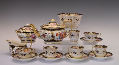 Lot 340 - Early 19th Century Coalport part-tea service