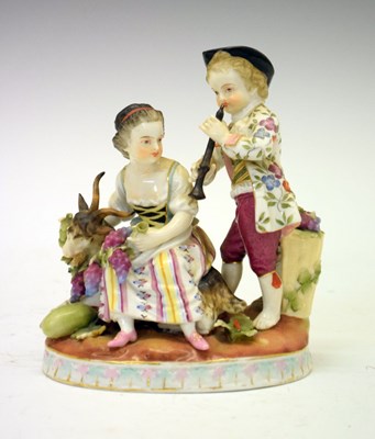 Lot 429 - Sitzendorf porcelain figure group