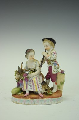 Lot 429 - Sitzendorf porcelain figure group