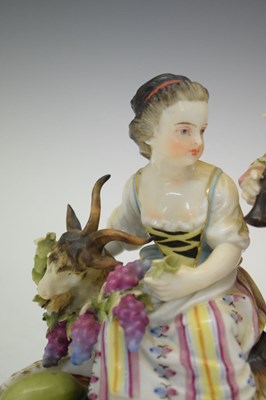 Lot 429 - Sitzendorf porcelain figure group