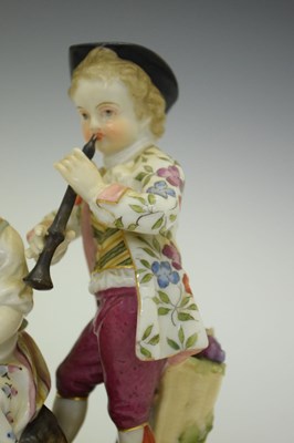 Lot 429 - Sitzendorf porcelain figure group