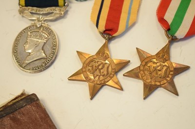 Lot 277 - Second World War medal group awarded to Sergeant J.C. Bell