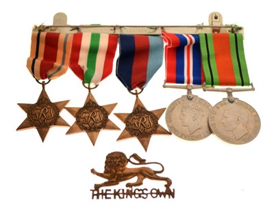 Lot 271 - World War II medal group- John Rogers, Kings Own Royal Regiment