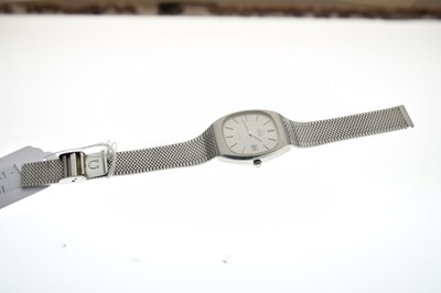Lot 100 - Omega - Gentleman's De Ville Quartz stainless steel cased wristwatch
