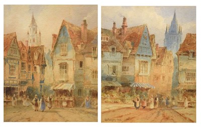 Lot 614 - George Gregory - Pair of watercolours