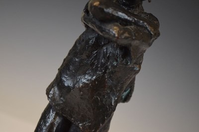 Lot 190 - Kenneth Carter - 20th Century - Bronze figure of a girl undressing