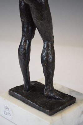 Lot 190 - Kenneth Carter - 20th Century - Bronze figure of a girl undressing