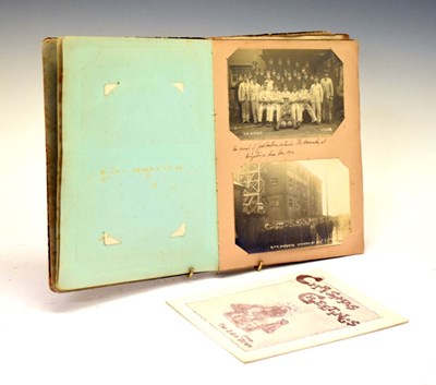 Lot 243 - Interesting World War I postcard album