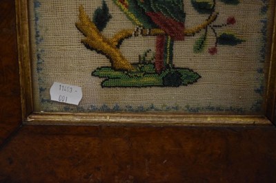 Lot 640 - Victorian beadwork sampler