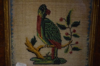 Lot 640 - Victorian beadwork sampler